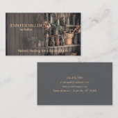 カスタムハーバリストの名刺 – 名刺 (正面/裏面)