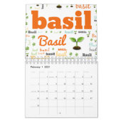 カスタムハーブカレンダー – 20XX カレンダー (2月 2021)