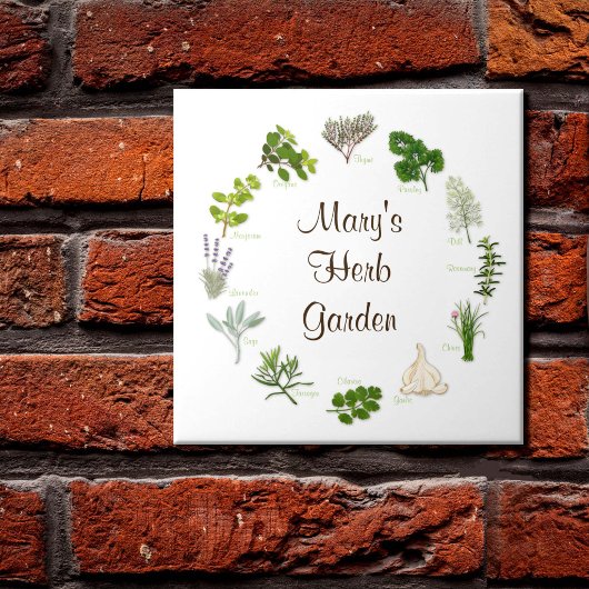 カスタムハーブガーデンタイル タイル