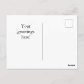 カスタムハーブガーデンハガキ ポストカード (裏面)