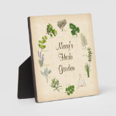 カスタムハーブガーデンプラーク フォトプラーク (正面)