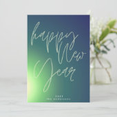 カスタムハ書ップ新年グラディエント写真 シーズンカード (スタンド正面)