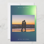 カスタムハ書ップ新年グラディエント写真 シーズンカード (裏面)