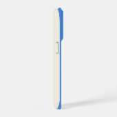 カスタムバイカラーストライプモノグラム iPhoneケース (右側面)