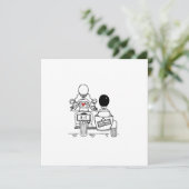 カスタムバイクとシデカ結婚ーの 招待状 (スタンド正面)