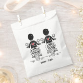 カスタムバイクもしくは自転車に乗る人ツールームズオートバイ結婚ズ フェイバーバッグ (クリップ留めされた状態)