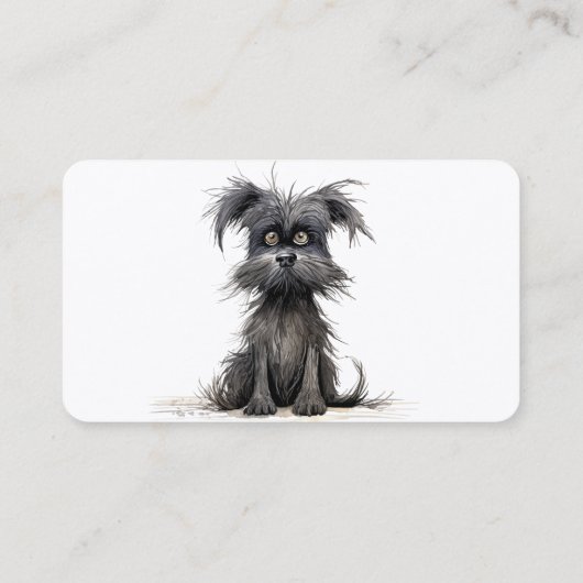 カスタムバイクサッドドッグパピーアート 名刺 (裏面)