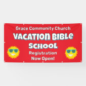 カスタムバケーションバイブルスクールサンシャインバナー 横断幕 (横)