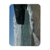 カスタムバケーションフォト冷蔵庫マグネット。 マグネット (縦)