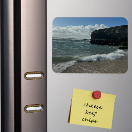 カスタムバケーションフォト冷蔵庫マグネット。 マグネット