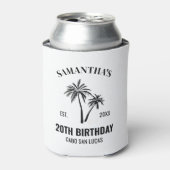 カスタムバケーション20th 30th 40th 50th誕生日分隊 缶クーラー (缶正面)