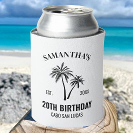 カスタムバケーション20th 30th 40th 50th誕生日分隊 缶クーラー