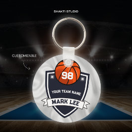 カスタムバスケットボールスポーツチームキーチェーン キーホルダー