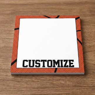 カスタムバスケットボールチーム名Notepad for Coaches ノートパッド