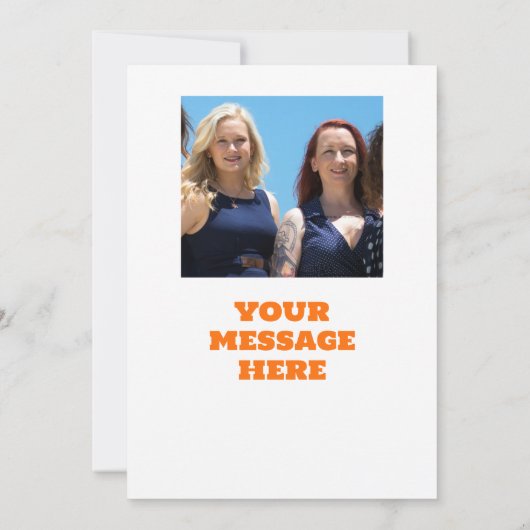 カスタムバスケットボールマママザーズデイフォトフラットカード (裏面)