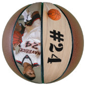 カスタムバスケットボール – 画像と番号の追加 バスケットボール (縦)