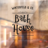 カスタムバスハウスラバトリーウォッシュリンス乾式リピート ウィンドウサイン (シート2)