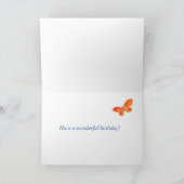 カスタムバタフライカード付き誕生日エイジシスター シーズンカード (内部)