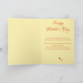 カスタムバタフライマザーズデイカード カード (内部)