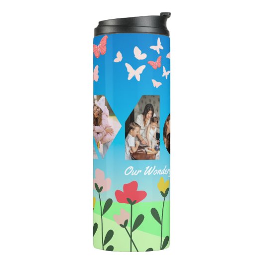 カスタムバタフライママ熱タンブラー タンブラー (回転左)