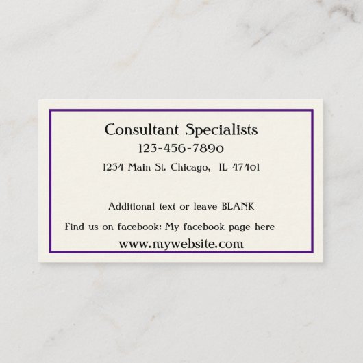 カスタムバタフラパーソナライズされたイ名刺 名刺 (裏面)