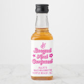 カスタムバチェロレッテが酔って混乱 リキュールボトルラベル (正面)