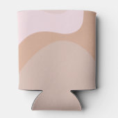 カスタムバチェロレッテピンクレトロ波パーソナライズされた 缶クーラー (裏面)