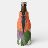 カスタムバチェロレッテホワイトデイジーフローラ ボトルクーラー (ボトル裏面)