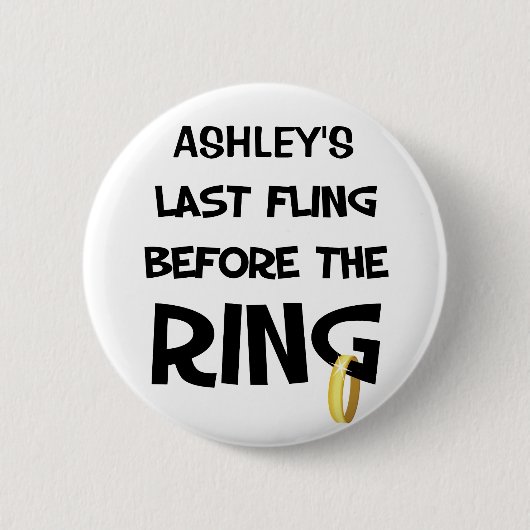 カスタムバチェロレッテボタン 缶バッジ (正面)