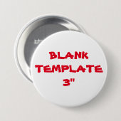 カスタムバチェロレッテ空白のテンプレート3"ボタン 缶バッジ (正面&裏面)