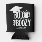 カスタムバッド&ブージパーソナライズされたー卒業パーティー 缶クーラー (裏面)