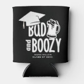 カスタムバッド&ブージパーソナライズされたー卒業パーティー 缶クーラー (正面)