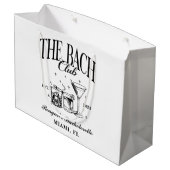 カスタムバッハバチェロレッテレトロカクテルブラック ラージペーパーバッグ (裏面アングル)