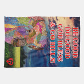 カスタムバッファローアメリカンバイソンキッチンタオル キッチンタオル (横)