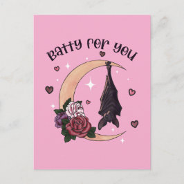 カスタムバティのためにあなたバロウィーンバレンタイン ポストカード