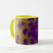 カスタムバナナフローラ振りかけるコーヒーマグ マグカップ (正面左)