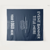 カスタムバナーシンプルロゴ看板 タペストリー (正面(横))