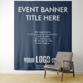 カスタムバナーシンプルロゴ看板 タペストリー (インサイチュ)