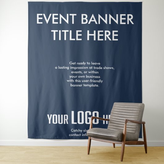カスタムバナーシンプルロゴ看板 タペストリー (インサイチュ)