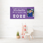 カスタムバナー、パーソナライズされた写真卒業 横断幕 (インサイチュ)