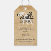 カスタムバニラエキストラベル ギフトタグ (裏面)