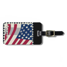 カスタムバパーソナライズされたーコード，米国国旗