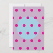 カスタムバビーズ1歳の誕生日の招待状 招待状 (裏面)