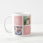 カスタムバブーおばあちゃん5フォトコラージュ コーヒーマグカップ (左)