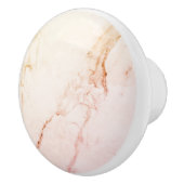 カスタムバラエレガント金ゴールド大理石 セラミックノブ (右)