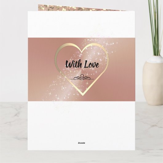 カスタムバラパーソナライズされた金ゴールド16番目の誕生日カード カード (裏面)