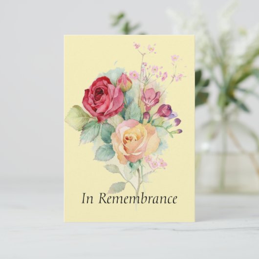 カスタムバラ園花 招待状 (スタンド正面)