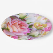 カスタムバラ紙プレート ペーパープレート (アングル)