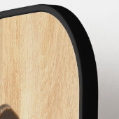 カスタムバラ&モノグラム付き蹄鉄 ピックルボールラケット (左詳細)