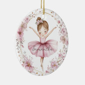 カスタムバレエダンサー セラミックオーナメント (右)